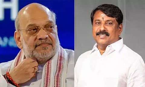 அமித்ஷாவுடன் தமிழக பாஜக தலைவர் நயினார் நாகேந்திரன் சந்திப்பு