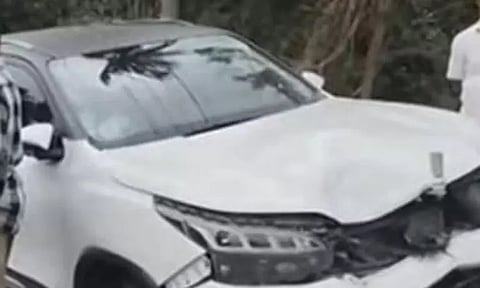 திமுக எம்.எல்.ஏ துரை சந்திரசேகரன் கார் மோதி விவசாயி பலி