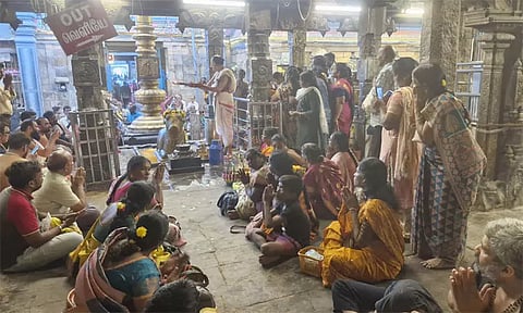 தர்ப்பாரண்யேஸ்வரர் கோவிலில் சிறப்பு பூஜை