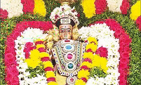 ஸ்ரீகாளஹஸ்தி சிவன் கோவில் மாடவீதிகளில் கோதாதேவி உலா