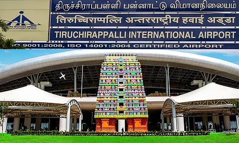 திருச்சி விமான நிலைய ஓடுதளத்தில் புதிய வகை ஒளிரும் விளக்குகள் அமைப்பு