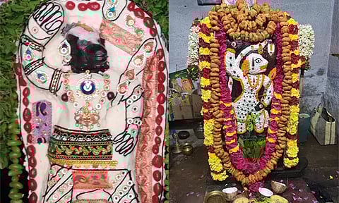 அல்லாளபுரம் மற்றும் சேவூரில் சிறப்பு அலங்காரத்தில் அருள்பாலிக்கும் ஆஞ்சநேயர்