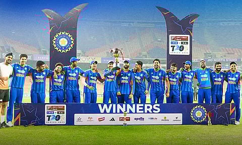 டி20 கிரிக்கெட் தொடர்: தொடர்ந்து 8-வது வெற்றியை பதிவு செய்த இந்தியா