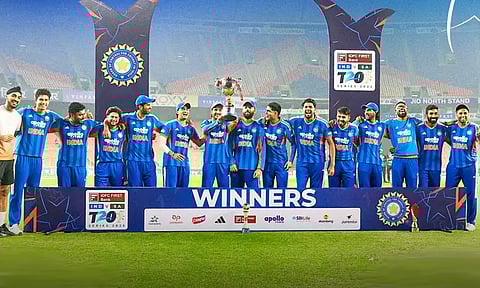 டி20 கிரிக்கெட்டில் புதிய சாதனை படைத்த இந்திய அணி