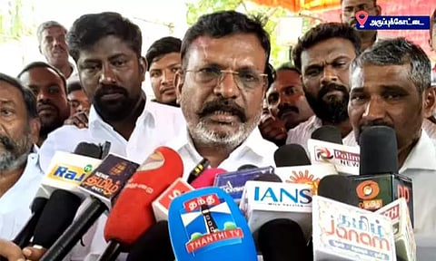 தி.மு.க. வெறுப்பு; விஜய் சொந்தமாக பேசுவது போல் தெரியவில்லை - திருமாவளவன்