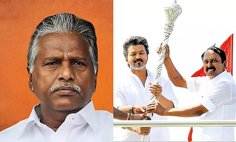 புரட்சி தளபதி விஜய் என்று சொல்வதற்கு வெட்கமாக இல்லையா? - செங்கோட்டையனை சாடிய கே.பி.முனுசாமி