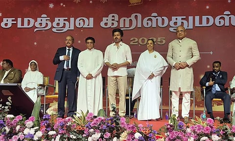 தவெக சார்பில் சமத்துவ கிறிஸ்துமஸ் கொண்டாட்டம்