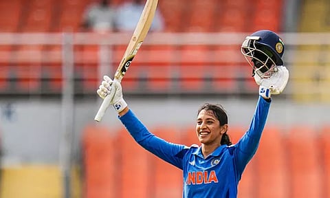 இந்திய அளவில் முதல்.. சர்வதேச அளவில் 2-வது வீராங்கனை.. மாபெரும் சாதனை படைத்த மந்தனா