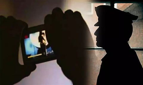 இளம்பெண் குளிப்பதை செல்போனில் வீடியோ எடுத்த போலீஸ்காரர் கைது