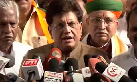 எடப்பாடி பழனிசாமி தலைமையில் தேர்தலை எதிர்கொள்வோம் - பியூஷ் கோயல் பேட்டி