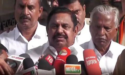 மக்கள் விரோத திமுக ஆட்சியை அகற்ற பேச்சுவார்த்தை - எடப்பாடி பழனிசாமி பேட்டி