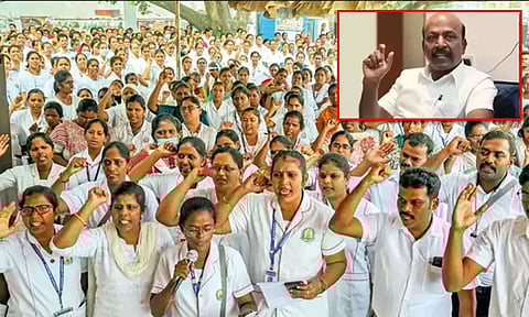 1,000 ஒப்பந்த செவிலியர்கள் முதற்கட்டமாக பணி நிரந்தரம் செய்யப்படுவார்கள்: அமைச்சர் மா. சுப்பிரமணியன்