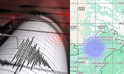 அருணாச்சல பிரதேசத்தில் நிலநடுக்கம்: ரிக்டர் அளவில் 3.4 ஆக பதிவு