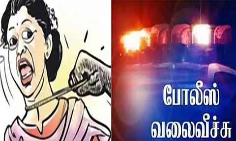 இளம்பெண் முகத்தில் மிளகாய்ப்பொடி தூவி நகை பறிக்க முயற்சி: மர்ம நபர்களுக்கு போலீஸ் வலைவீச்சு