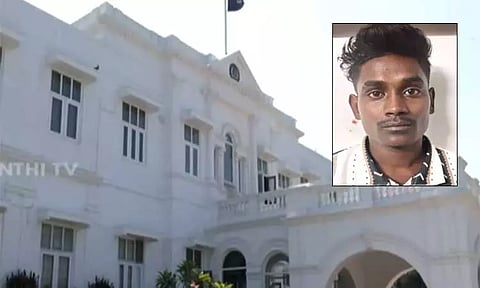 எதிரிகளிடம் இருந்து தப்பிக்க டி.ஜி.பி. அலுவலகத்தில் கத்தியுடன் தஞ்சமடைந்த ரவுடி - சென்னையில் பரபரப்பு