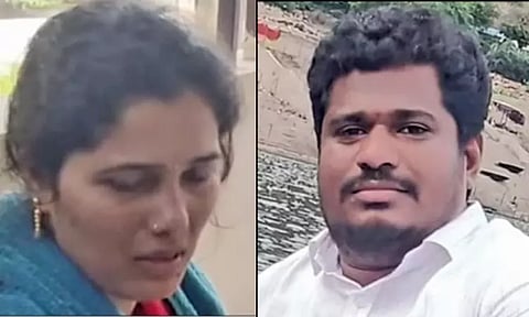 கள்ளக்காதலுக்கு இடையூறாக இருந்ததாக...கணவருக்கு மதுவை ஊற்றி கழுத்தை இறுக்கி கொன்ற ஆசிரியை