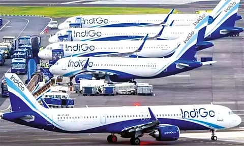 நாள் ஒன்றுக்கு 130 விமான சேவைகளை குறைத்த இண்டிகோ