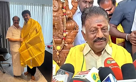 ஜே.சி.டி.பிரபாகர் த.வெ.க.வில் இணைந்தது பற்றி ஓ.பன்னீர்செல்வம் கருத்து