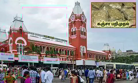 2025ல் மட்டும்; சென்னை சென்டிரல் ரெயில் நிலையத்தில் ரூ.1 கோடி கஞ்சா பறிமுதல்