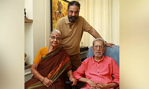 சாருஹாசனுடனான புகைப்படத்தை பகிர்ந்த கமல்