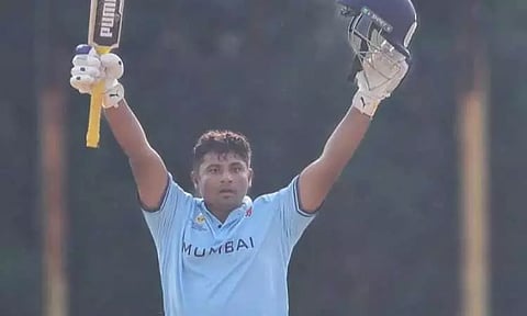 அதிரடியில் மிரட்டல்....15 பந்துகளில் அரைசதம் கடந்த சர்பராஸ் கான்