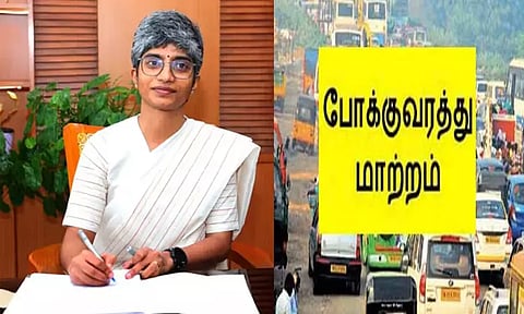 டிரையத்லான் விளையாட்டு போட்டி: கிழக்கு கடற்கரை சாலையில் போக்குவரத்து மாற்றம்- செங்கல்பட்டு கலெக்டர் அறிவிப்பு