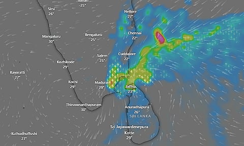 வங்கக் கடலில் மையம் கொண்டிருந்த ஆழ்ந்த காற்றழுத்த தாழ்வு மண்டலம் வலுவிழந்தது
