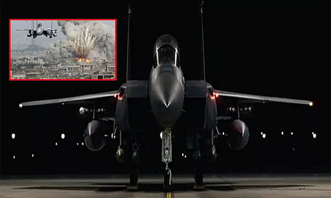 சிரியாவில் ஐ.எஸ். பயங்கரவாதி நிலைகளை குறி வைத்து அமெரிக்கா கடுமையான தாக்குதல்