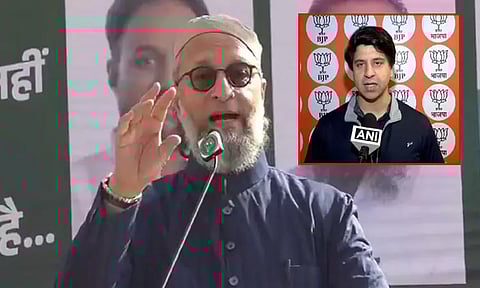 ஹிஜாப் அணிந்த பெண்ணை முதலில் கட்சியின் தேசிய தலைவராக்கட்டும்: ஓவைசிக்கு பா.ஜ.க. பதிலடி