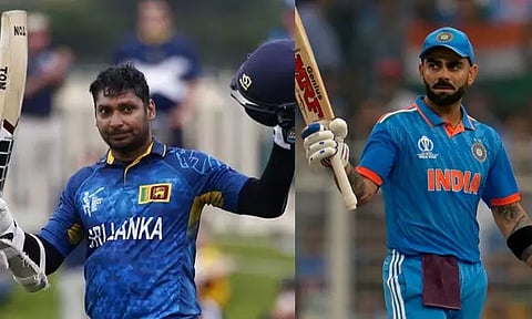 சர்வதேச கிரிக்கெட்டில் அதிக ரன்கள்... சங்ககாராவின் சாதனையை முறியடித்த கோலி