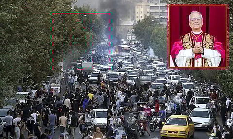 ஈரான்: 15 நாள் போராட்டத்தில் 420 பேர் பலி; அமைதிக்காக போப் பிரார்த்தனை