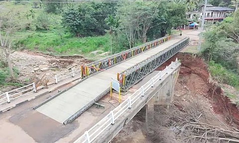 இலங்கையில் இந்தியா நிதி உதவியில் கட்டப்பட்ட முதல் ‘பெய்லி' பாலம் திறப்பு