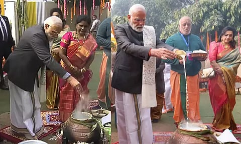 மத்திய மந்திரி எல்.முருகன் வீட்டில் இன்று பொங்கல் விழா: பிரதமர் மோடி பங்கேற்கிறார்