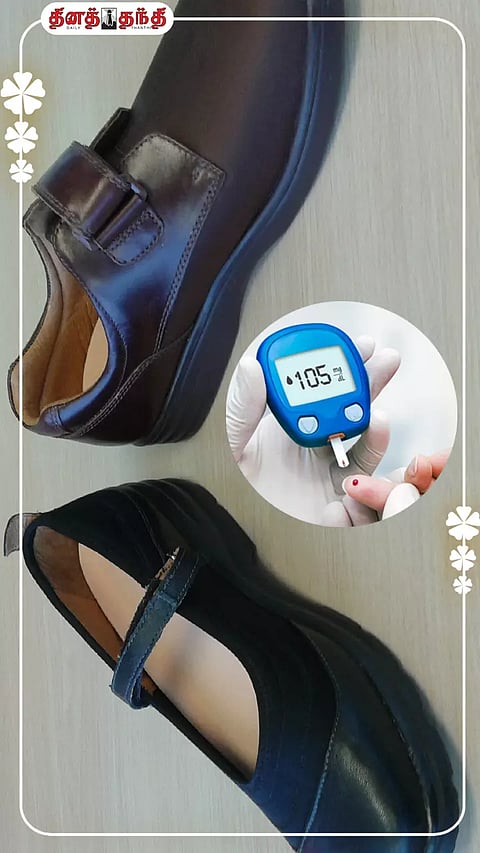 சர்க்கரை நோயாளிகள் ஷூ அணிவது சரியா? தோல் செருப்புகள் அணிவது நல்லதா?