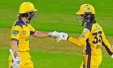 மகளிர் பிரீமியர் லீக்: டெல்லி அணிக்கு 155 ரன்கள் இலக்கு நிர்ணயித்த உபி வாரியர்ஸ்