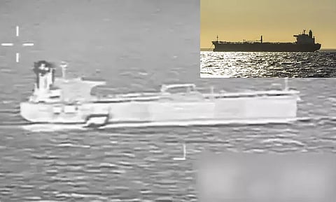 கரீபியன் கடலில் சென்றுகொண்டிருந்த கச்சா எண்ணெய் கப்பலை பறிமுதல் செய்த அமெரிக்கா