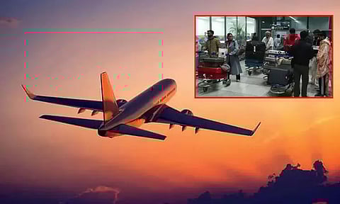 டெல்லியில் குளிர் அலை பரவல்; விமான சேவை பாதிப்பு