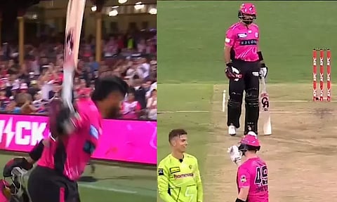 Smith refused to run for a single, which angered Babar Azam on the field