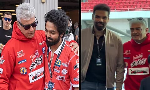 அஜித்தை துபாய் ரேஸிங் களத்தில் சந்தித்த பிரபல நடிகர்கள்