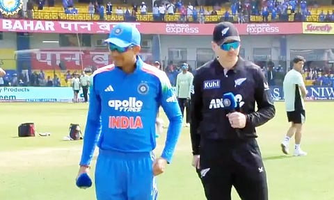 IND vs NZ...The final One Day International match - India won the toss and elected to bowl.