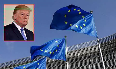 டிரம்ப் வரி விதிப்பு எதிரொலி; அமெரிக்க-ஐரோப்பிய ஒன்றிய வர்த்தக ஒப்பந்தம் தள்ளி போகும் அபாயம்