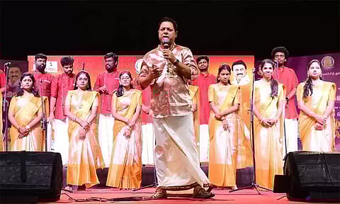 திருக்குறள் வாரம்: மெரினா கடற்கரையில் ஜேம்ஸ் வசந்தன் இசை நிகழ்ச்சியுடன் களைகட்டிய கொண்டாட்டம்