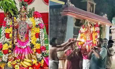 ஆரணி சம்பங்கி பிச்சாலீஸ்வரர் கோவிலில் அபிராமி பூஜை