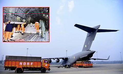 புயல் பாதிப்பு; பிலிப்பைன்சுக்கு 30 டன் நிவாரண பொருட்களை அனுப்பியது இந்தியா