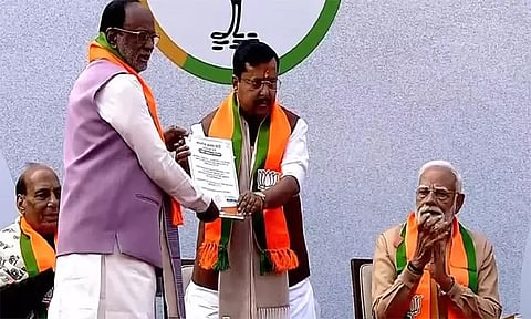 பாஜக தேசிய தலைவராக நிதின் நபின் பொறுப்பேற்பு