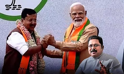 பாஜக தேசிய தலைவராக பொறுப்பேற்ற நிதின் நபினுக்கு டிடிவி தினகரன் வாழ்த்து