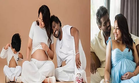 மனைவி கர்ப்பமாக இருக்கும் செய்தியை புகைப்படத்துடன் அறிவித்த இயக்குநர் அட்லி
