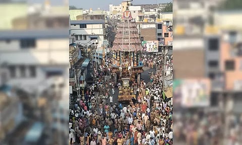 திருவள்ளூர் வீரராகவ பெருமாள் கோவிலில் தேரோட்டம்