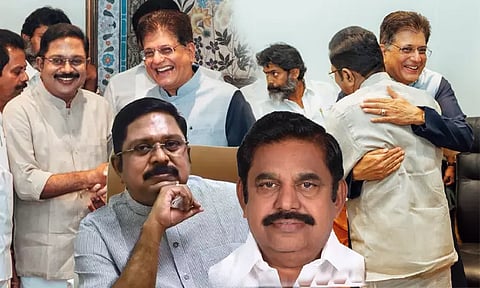 தே.ஜ. கூட்டணியில் இணைந்த கைகள்: எடப்பாடி பழனிசாமி - டி.டி.வி.தினகரன் சந்திப்பார்களா...?