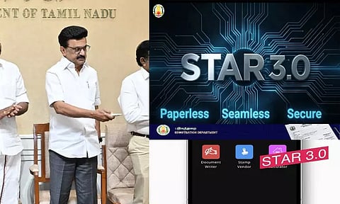 பதிவுத்துறையின் ஸ்டார் 3.0 மென்பொருள் திட்டத்தினை தொடங்கி வைத்தார் மு.க.ஸ்டாலின்